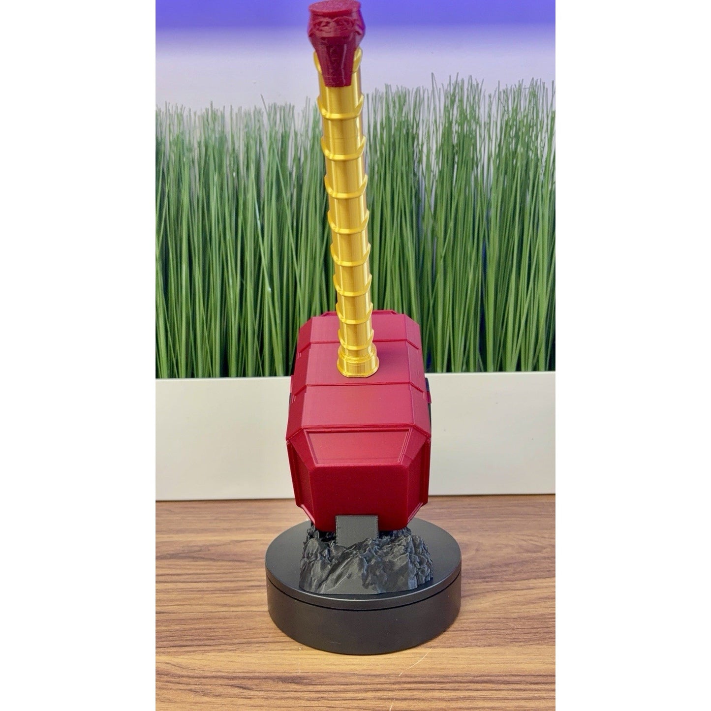 FSU Thor Hammer Mjolnir 3D Printed PLA 14” Florida State Seminoles With Stand