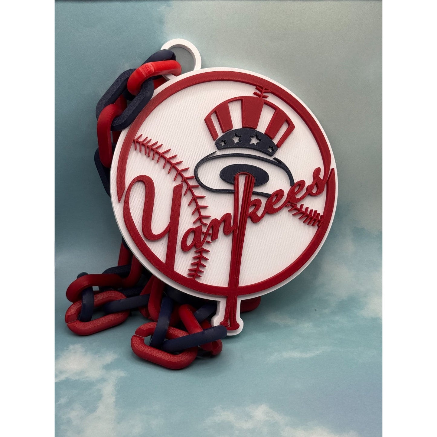 New York Yankees Oversized Fan Necklace, Hype Chain Join "the Bleacher Creature,