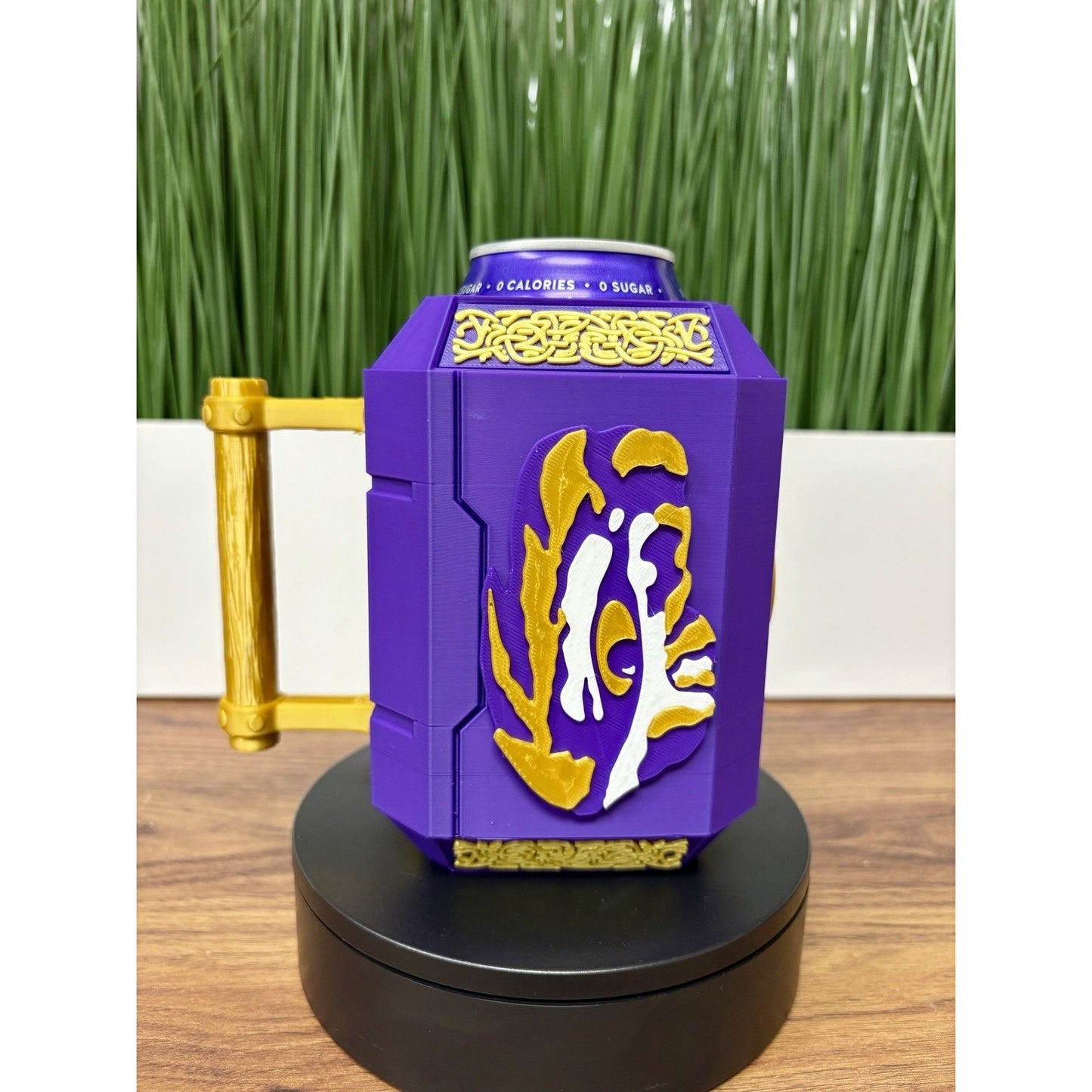 LSU Tigers Can Holder Koozie