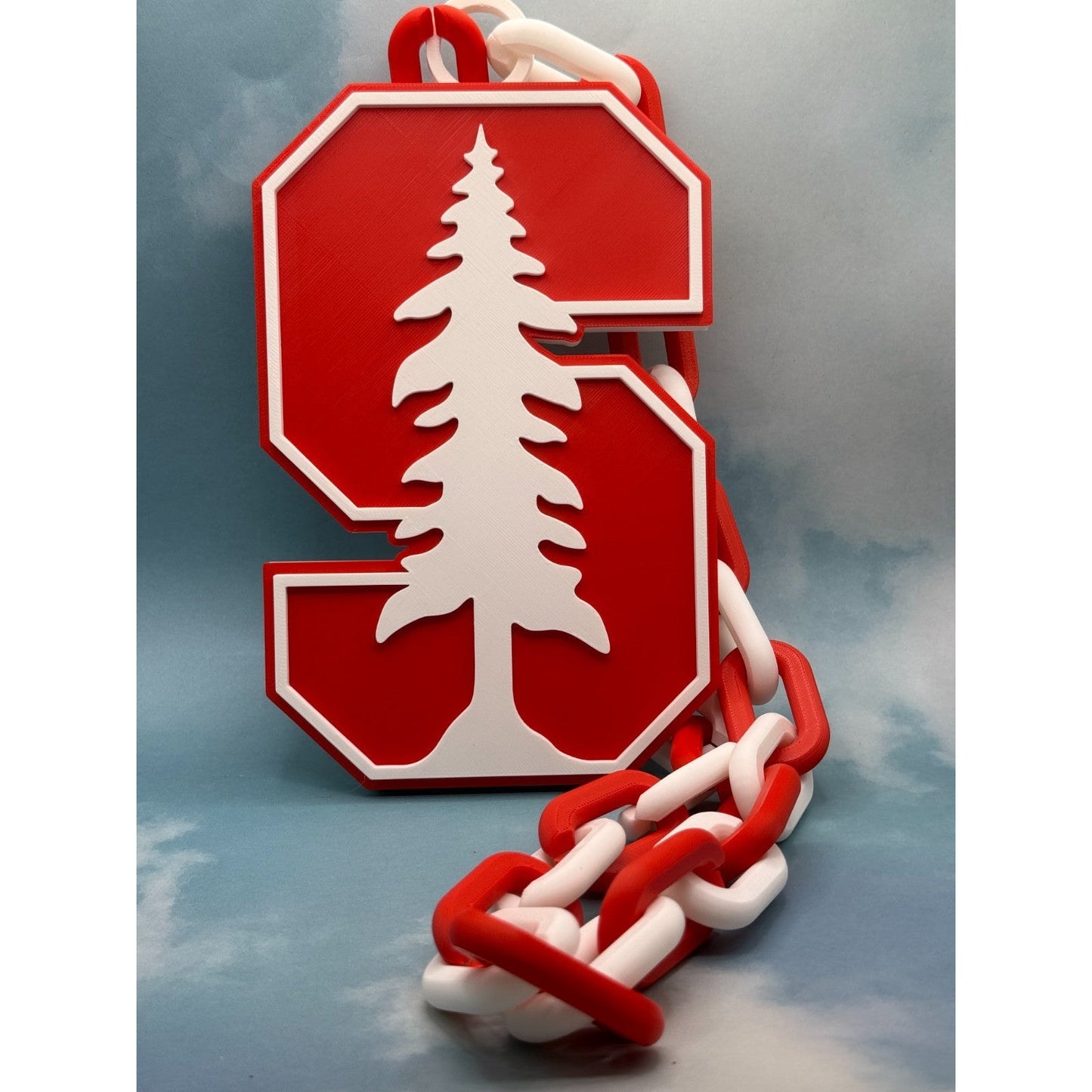 Stanford Cardinal Logo Oversized Necklace Chain