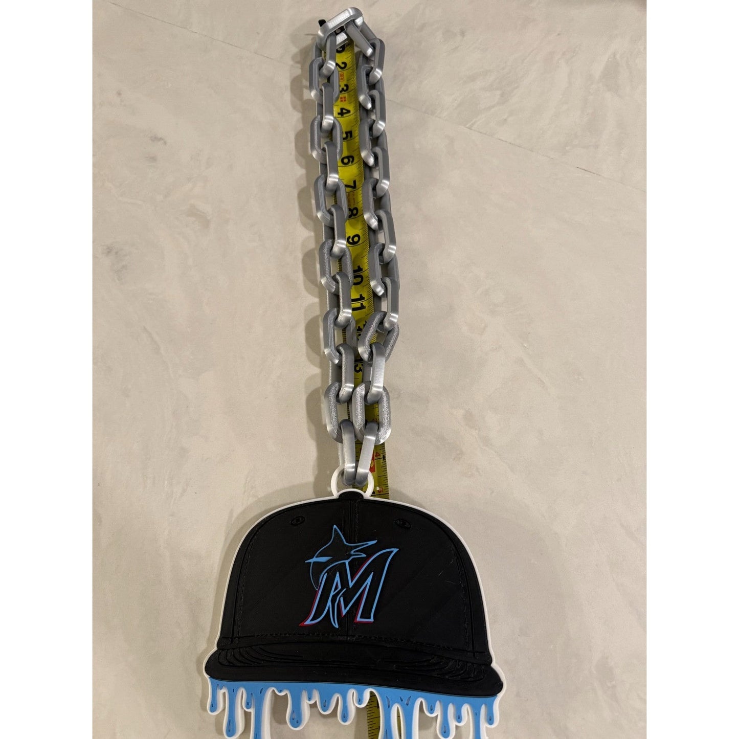 Miami Marlins Drip Baseball Cap Hype Chain