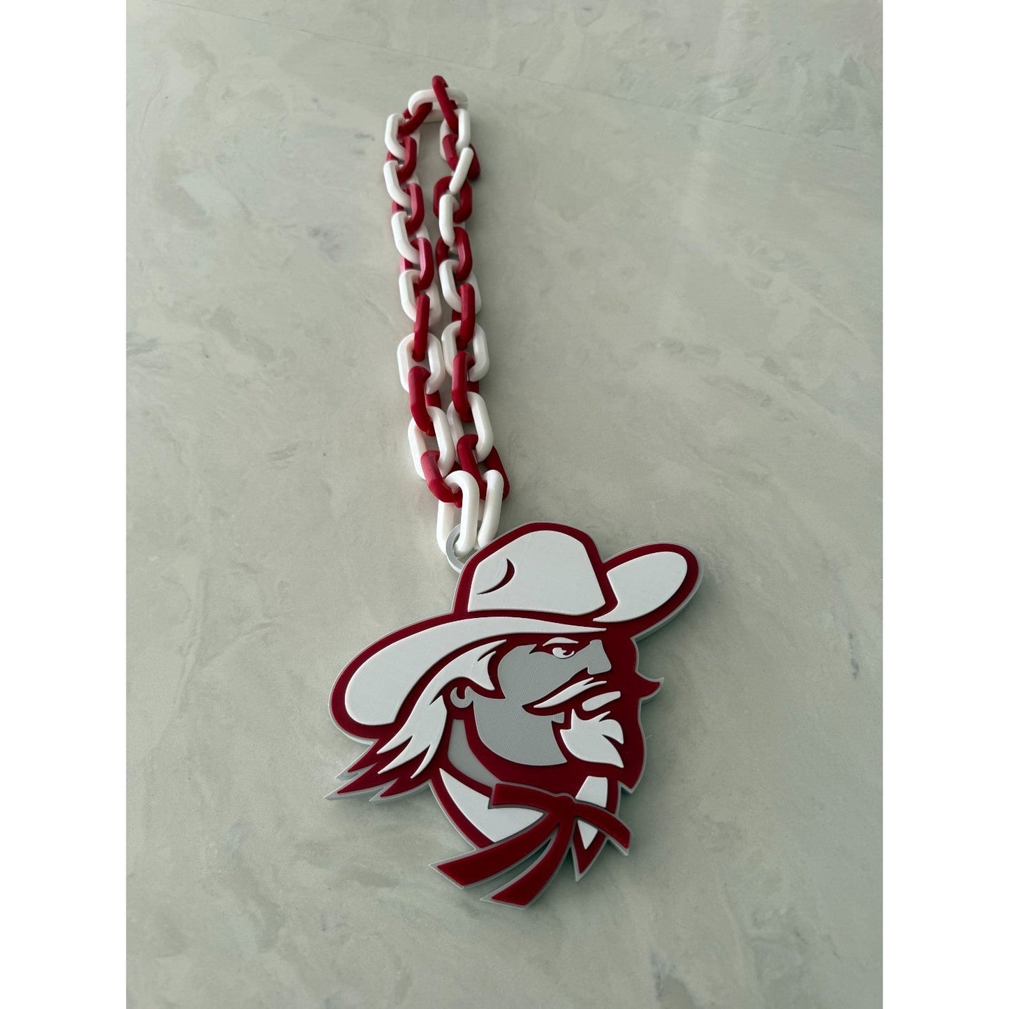 Eastern Kentucky Colonels Oversized Fan Necklace, Hype Chain