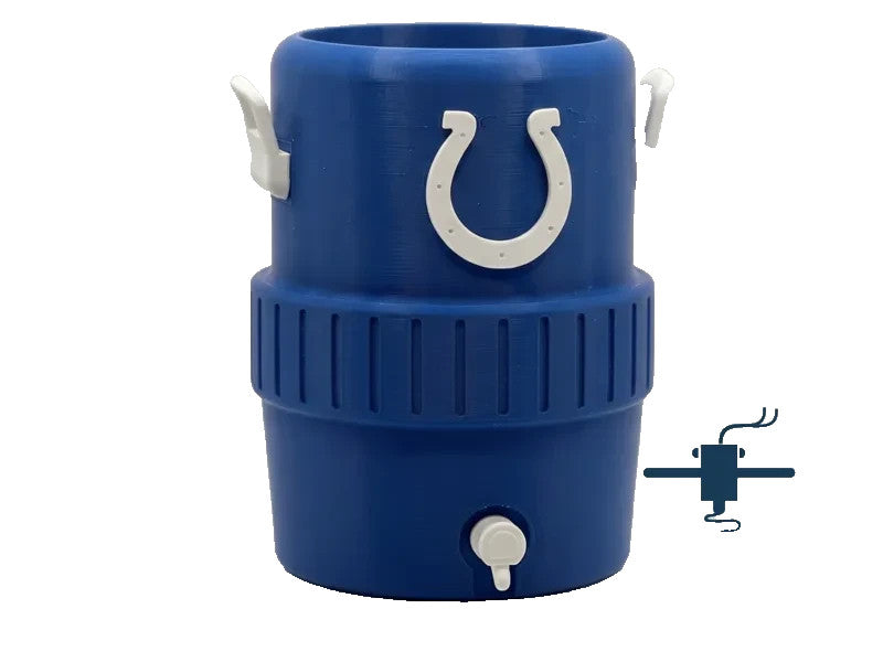 Indianapolis Colts Koozie 3D Printed 12 Oz Cans
