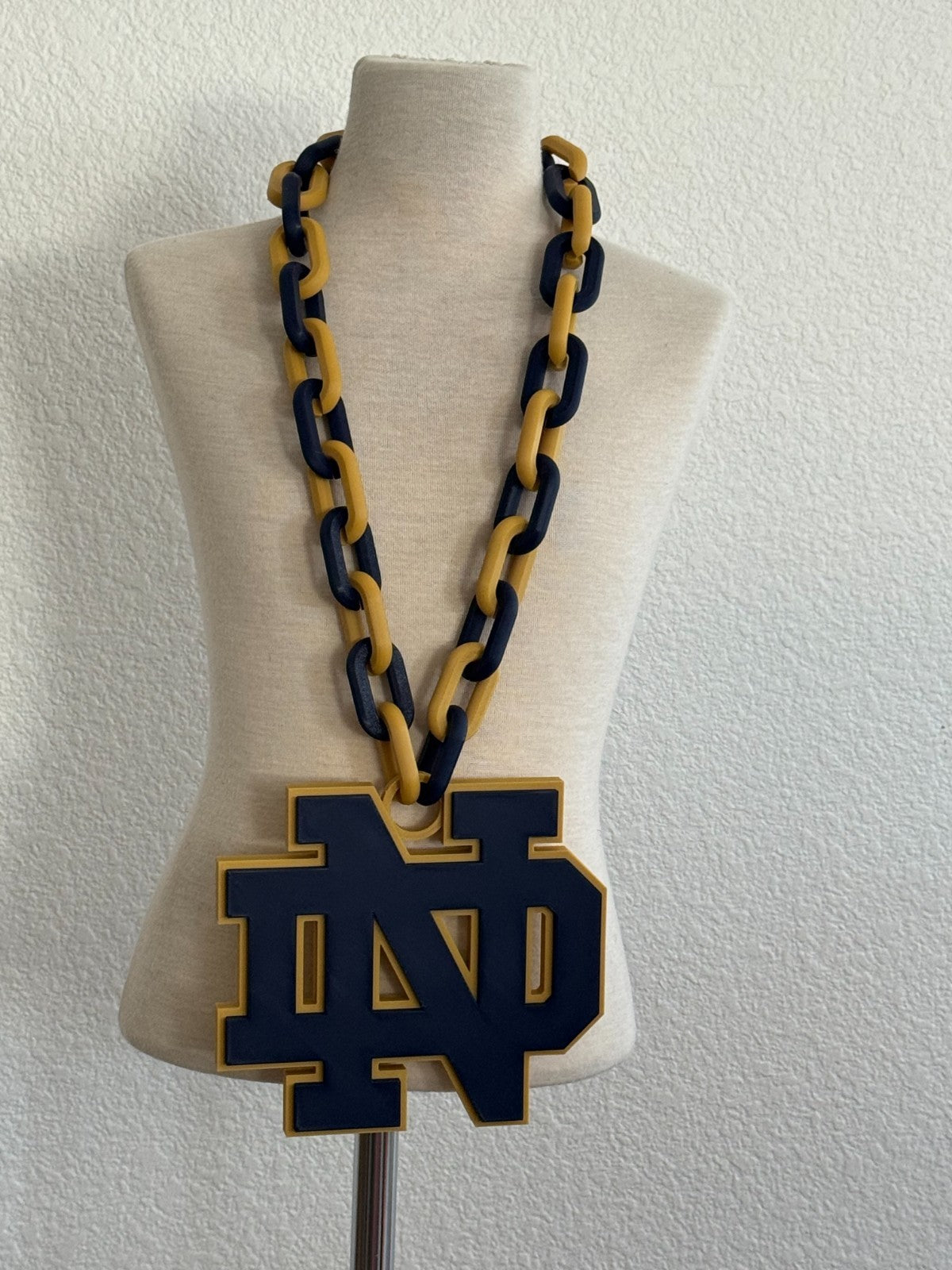 Notre Dame Fighting Irish Oversized Chain Logo Necklace