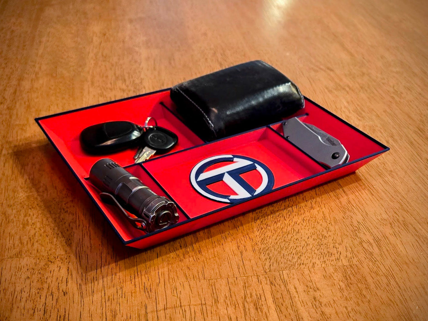 Talbot EDC Dump Tray 3D Printed Valet Desk Organizer Nightstand Catchall