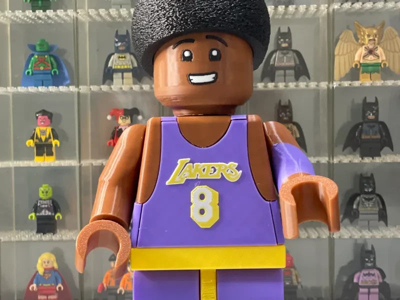 Kobe Bryant Brick Figure 8 inches tall 3D Printed Lego Inspired