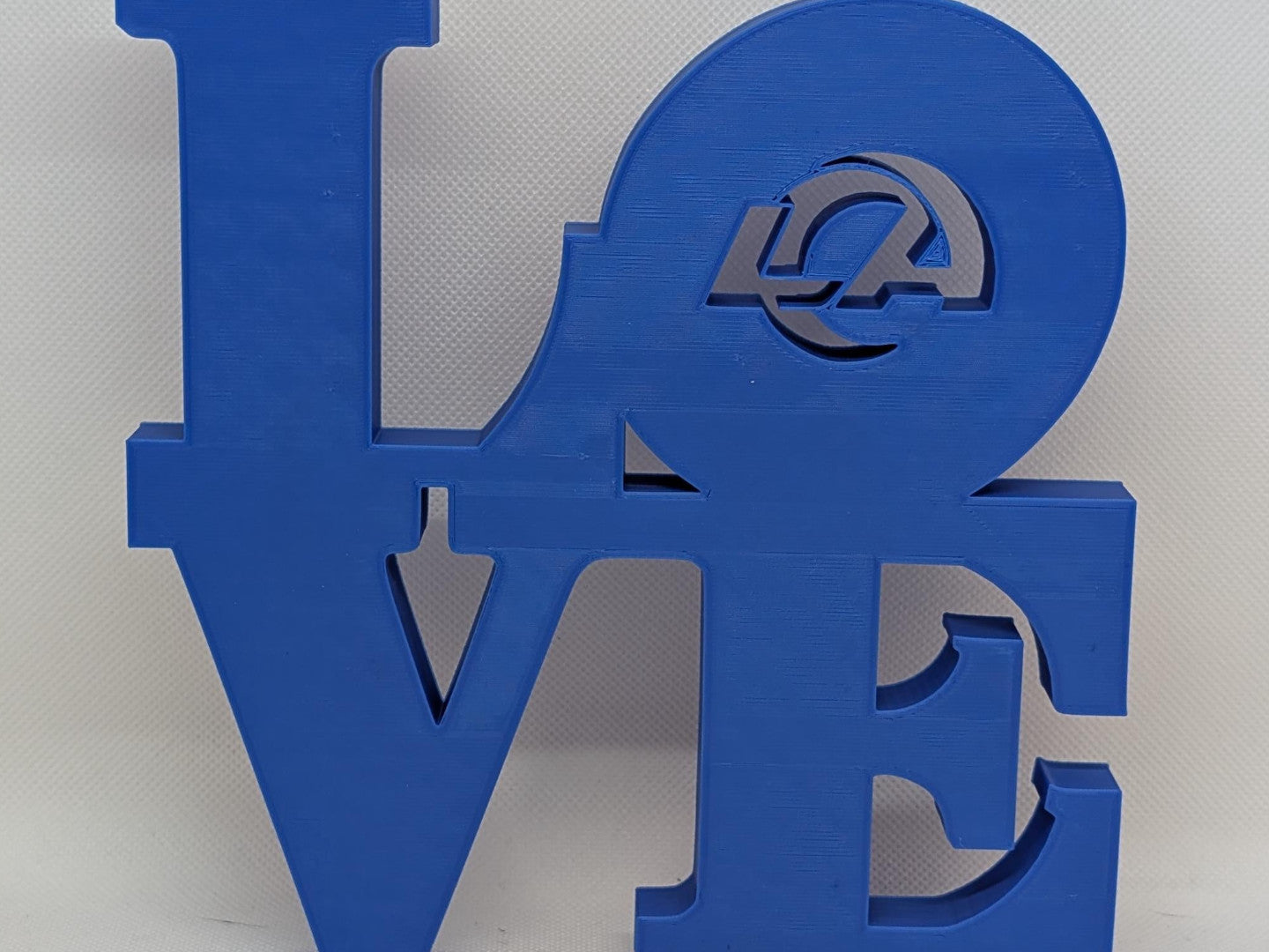 Los Angeles Rams Love Park Sign - LOVE Park Sign 3D Printed Wall Sign