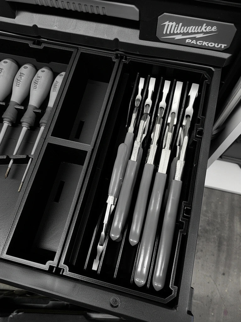Milwaukee PACKOUT Drawer Insert – Gland Pliers Organizer (Insert Only)