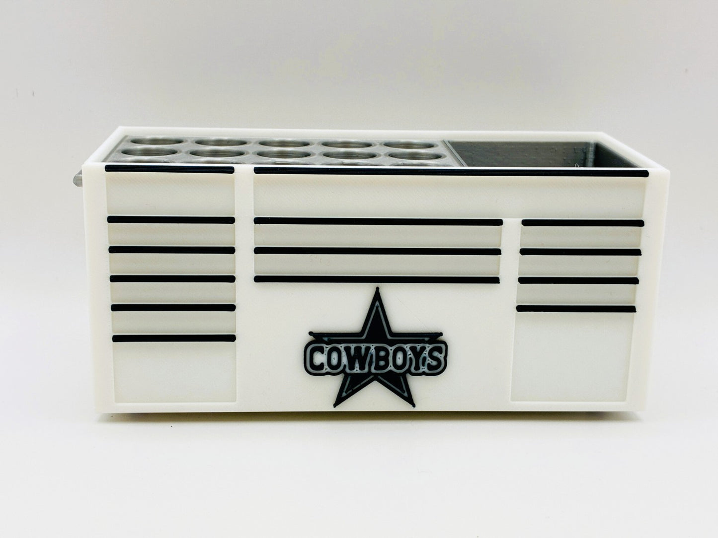 Cowboys Mini Toolbox Pen Holder – Desk Organizer Gift