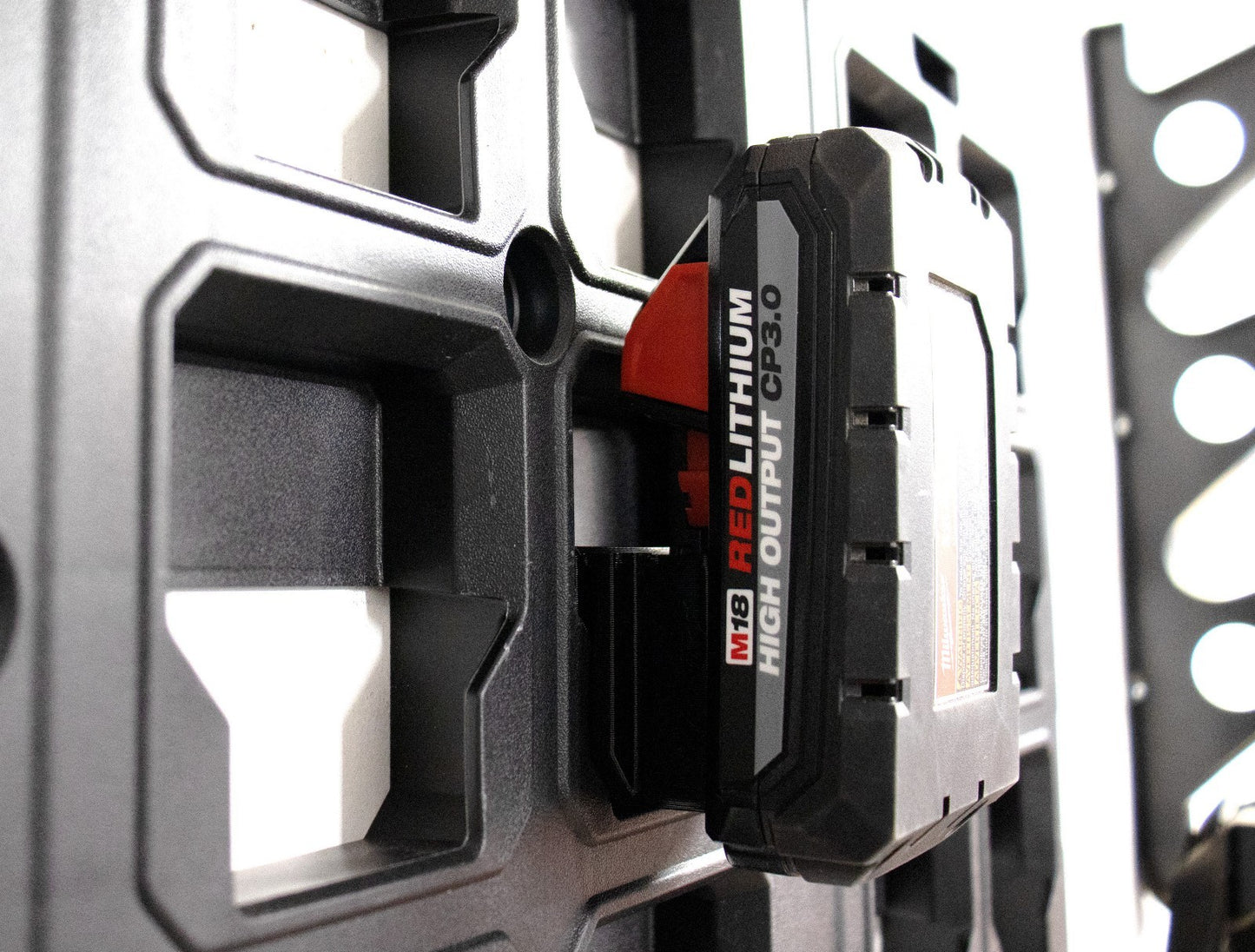 Packout Wall M18 Battery Mount 2 Pack