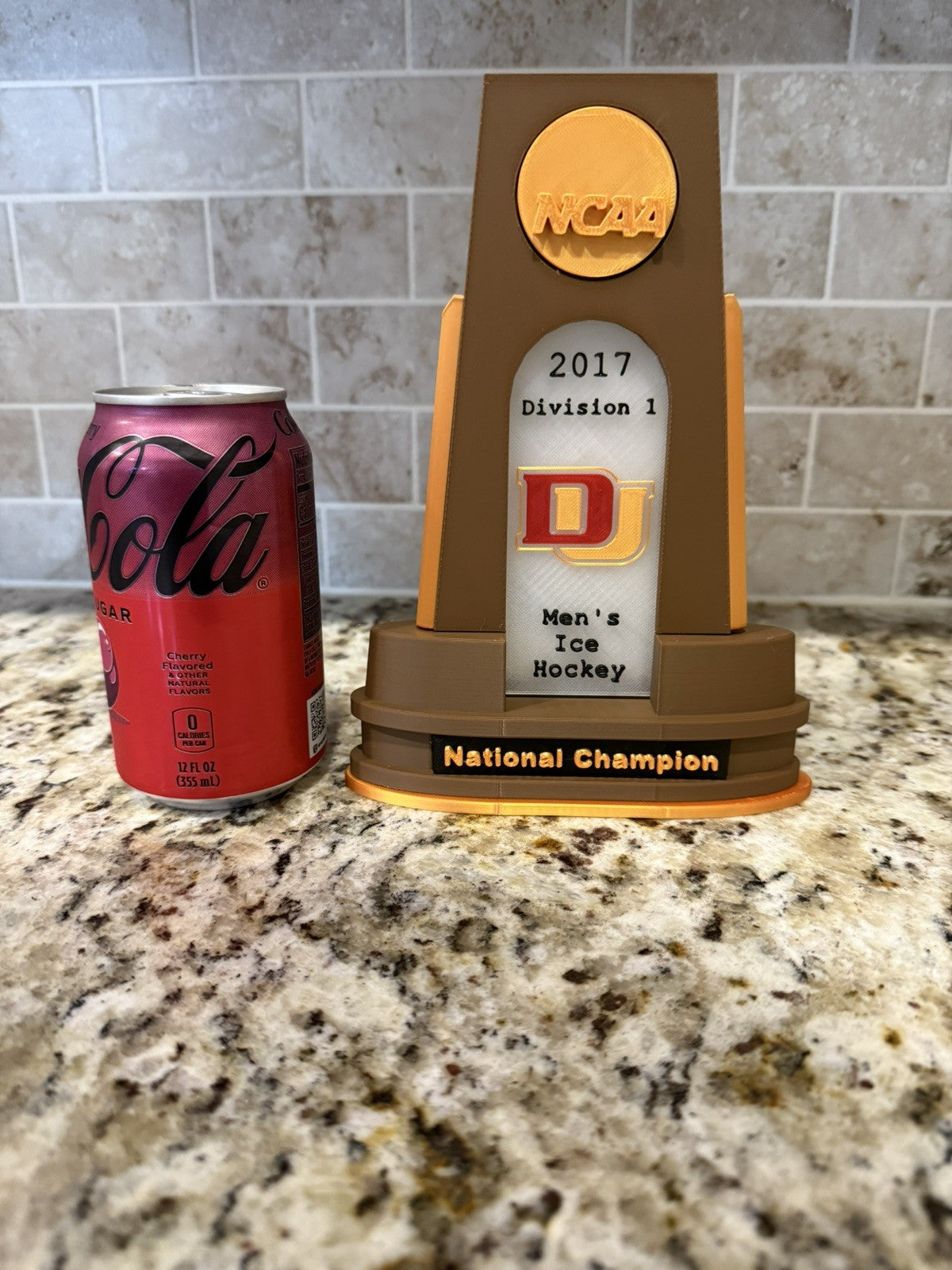 Denver pioneers 2017/2022/2024/2026 hockey national champion 3d print custom