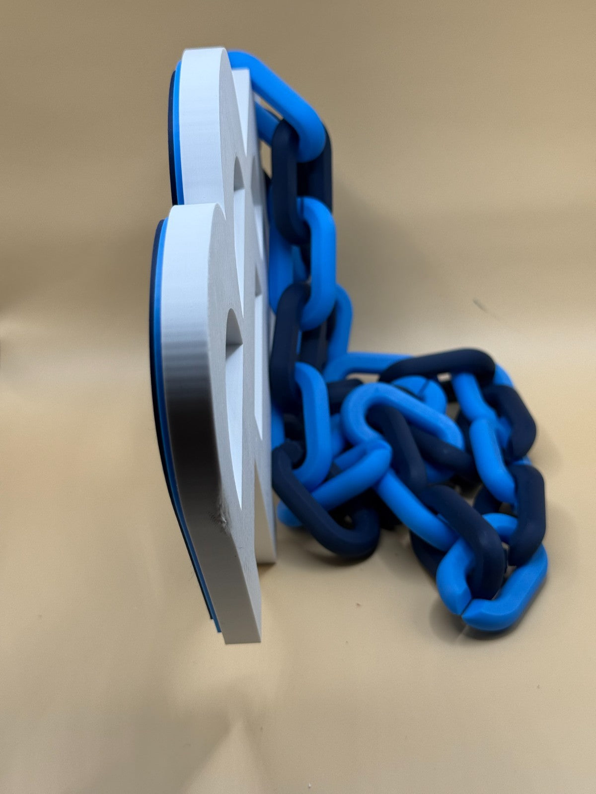 Tampa Bay Rays Oversized Necklace Turnover Chain HandMade 3D Printed
