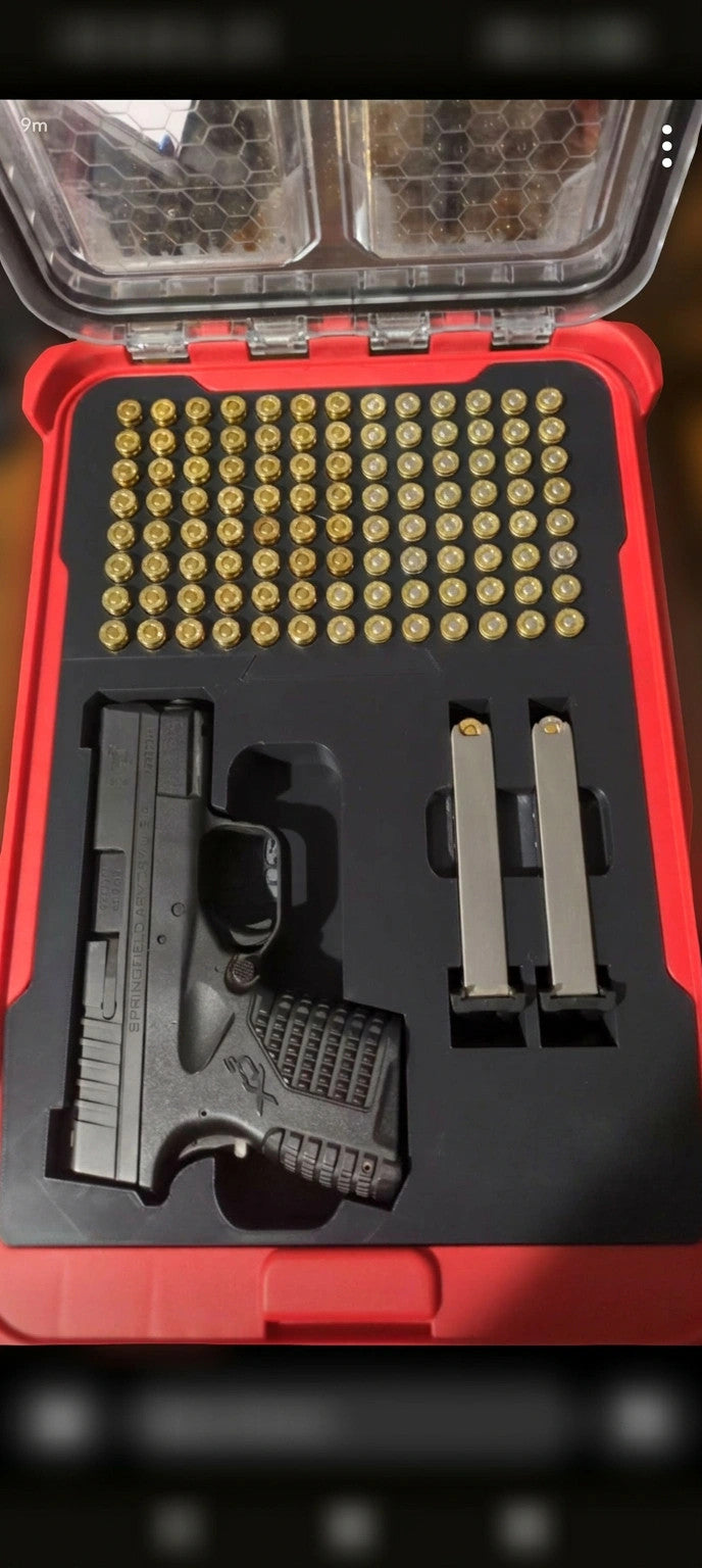 Fits Springfield XDS9 PACKOUT Low Profile Bin Insert V2 (Insert Only)