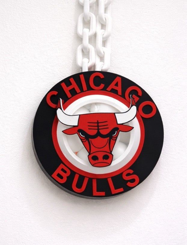 Chicago Bulls Spinner Desk Display And Chain