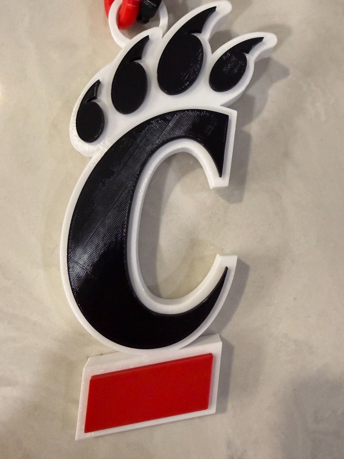 Cincinnati Bearcats Oversized Logo Pendant Necklace & Chain