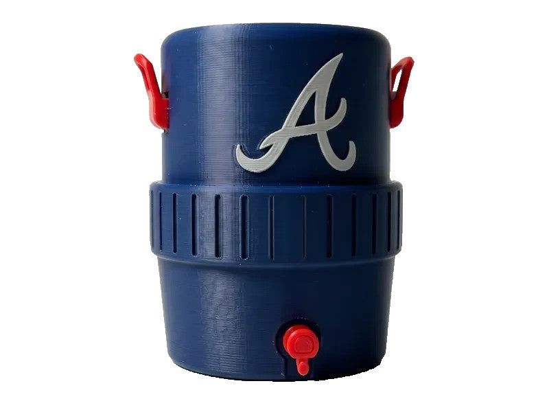 Atlanta Braves Koozie 3D Printed 12 Oz Cans