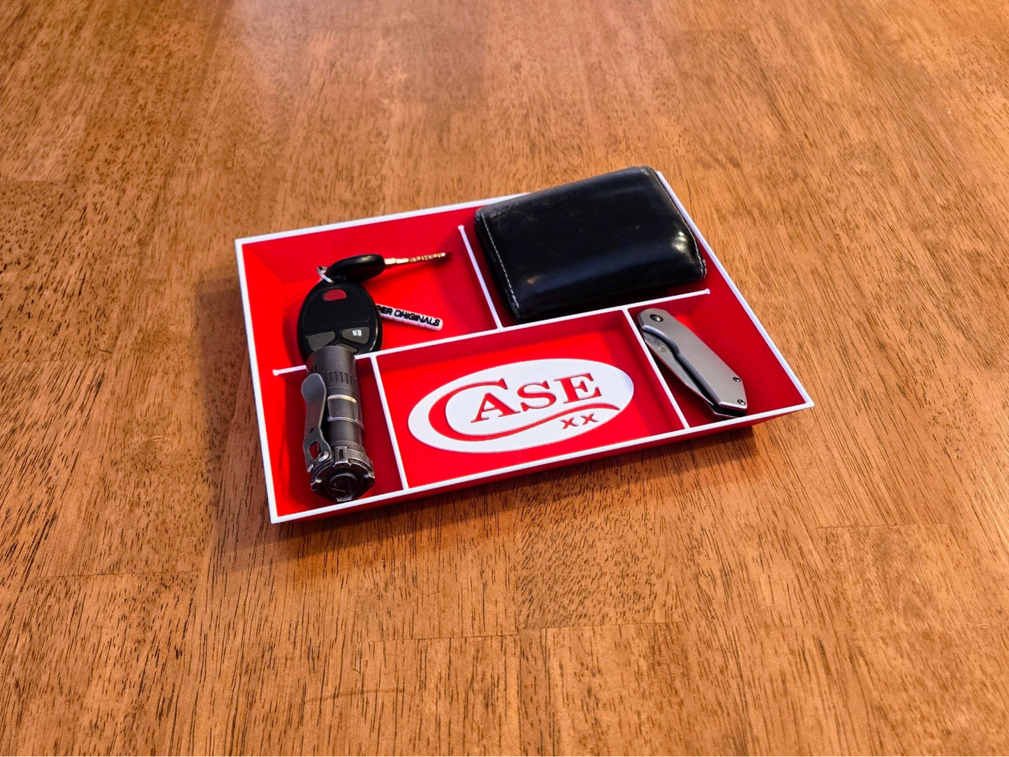 Case Knives EDC Dump Tray 3D Printed Valet Desk Organizer Nightstand Catchall