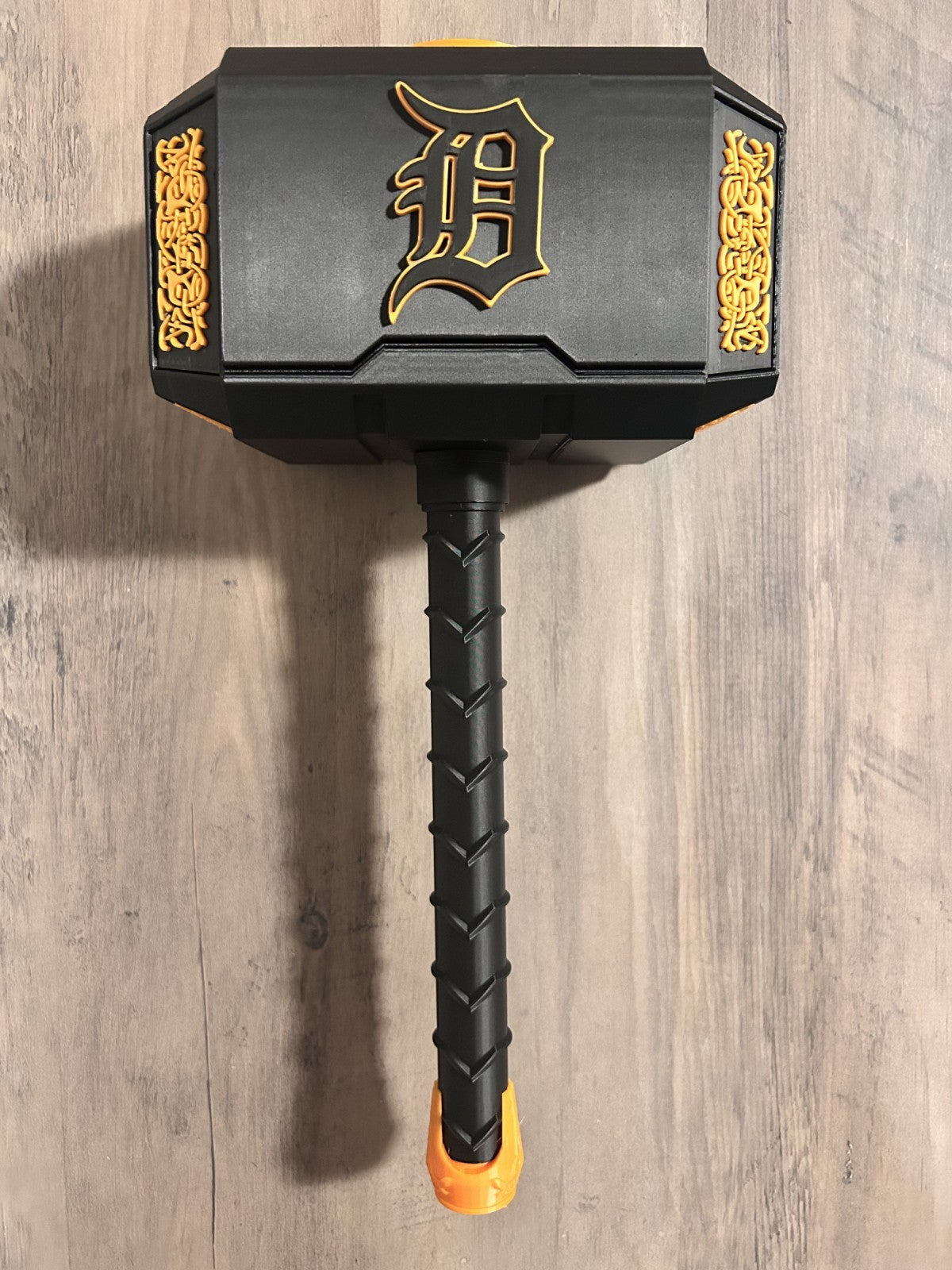 Eclipse Baseball Tigers Themed Mjolnir Thor's Hammer