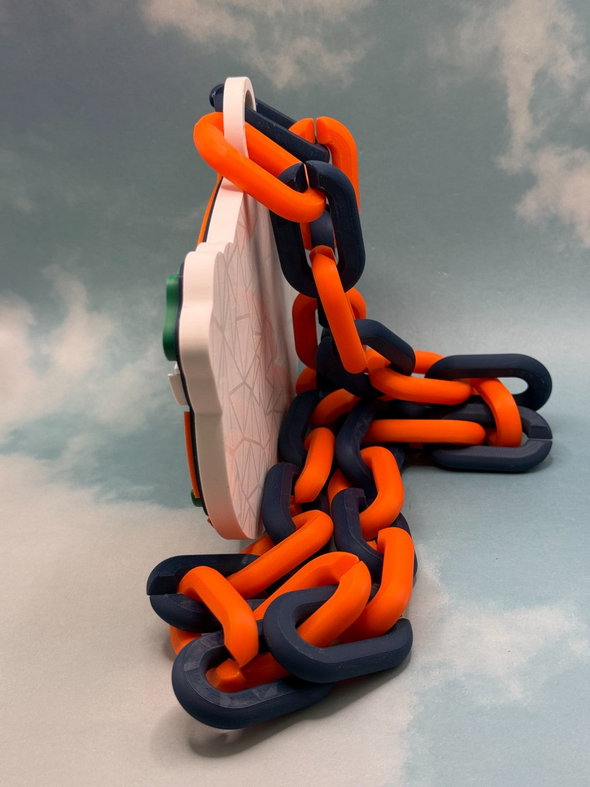 Florida Gators Logo Necklace Oversized Turnover Chain Handmade 3D Printed