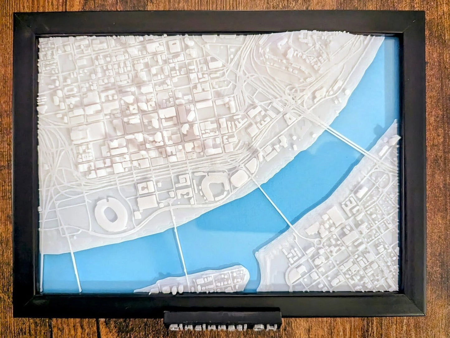 Cincinnati Ohio USA 3D City Map