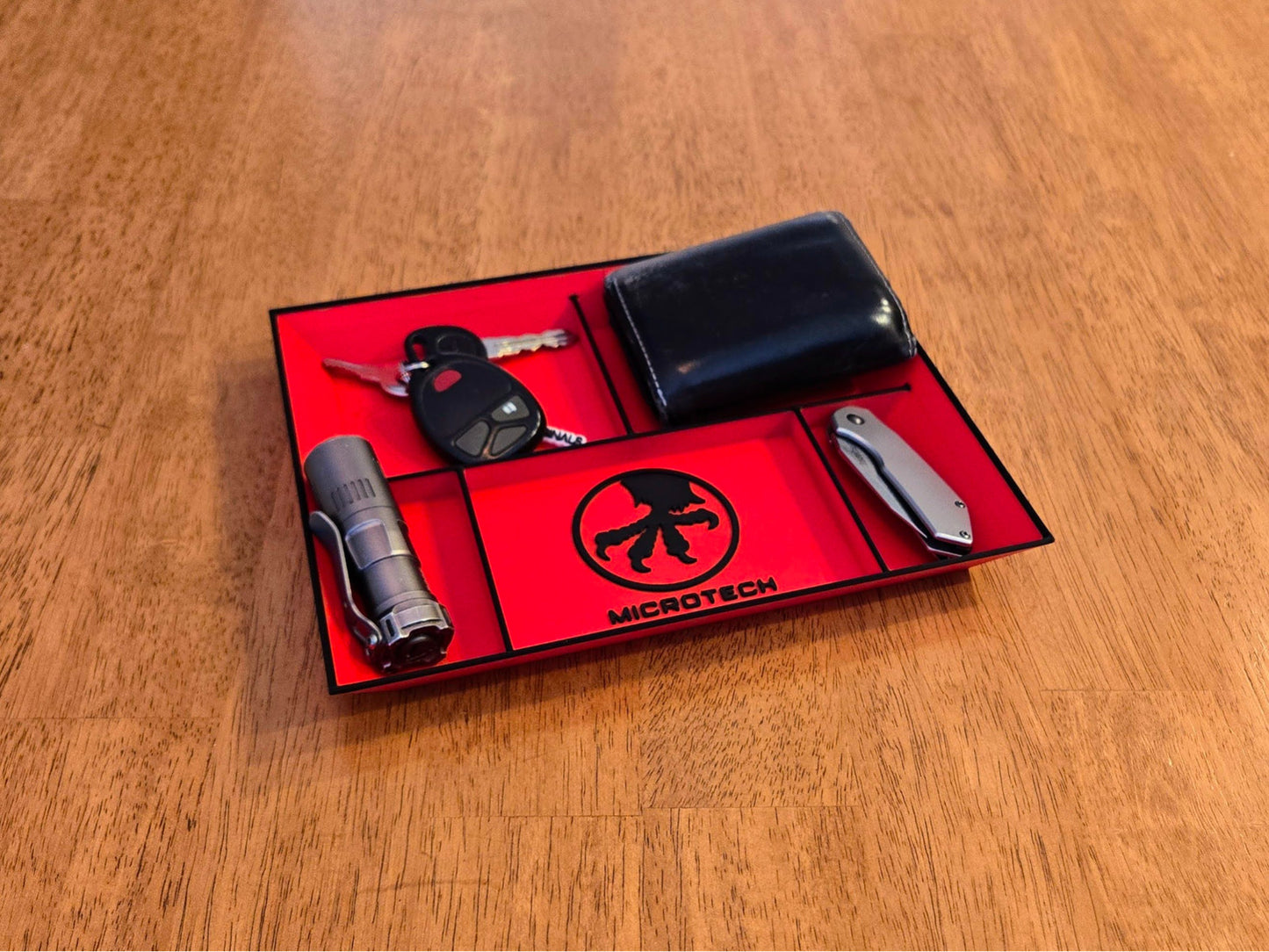 Microtech Knives EDC Dump Tray 3D Printed Valet Desk Organizer Catchall