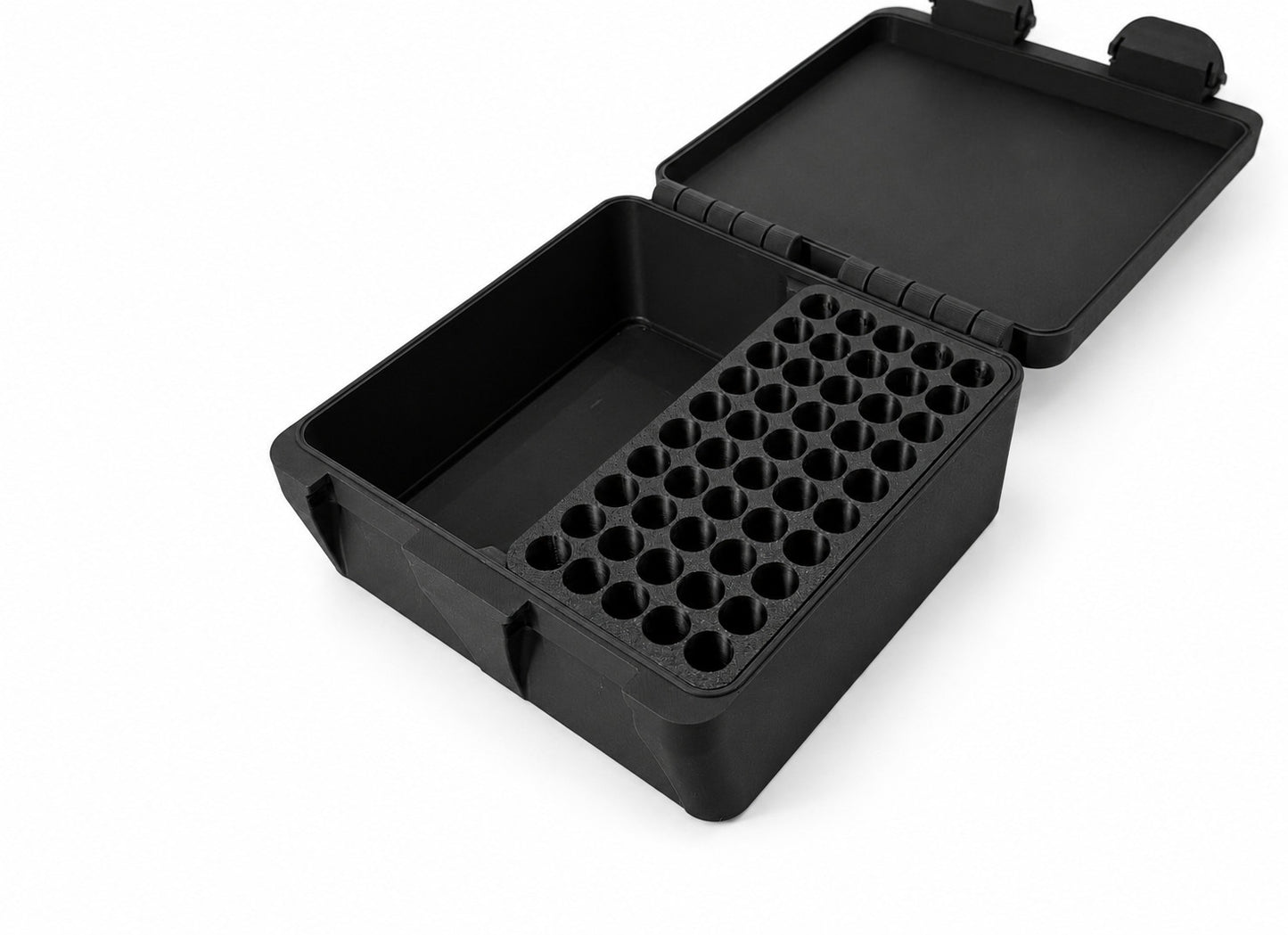 6.5 Creedmoor Ammo Box – 100 Rounds - Snap Close Storage Box | Fully