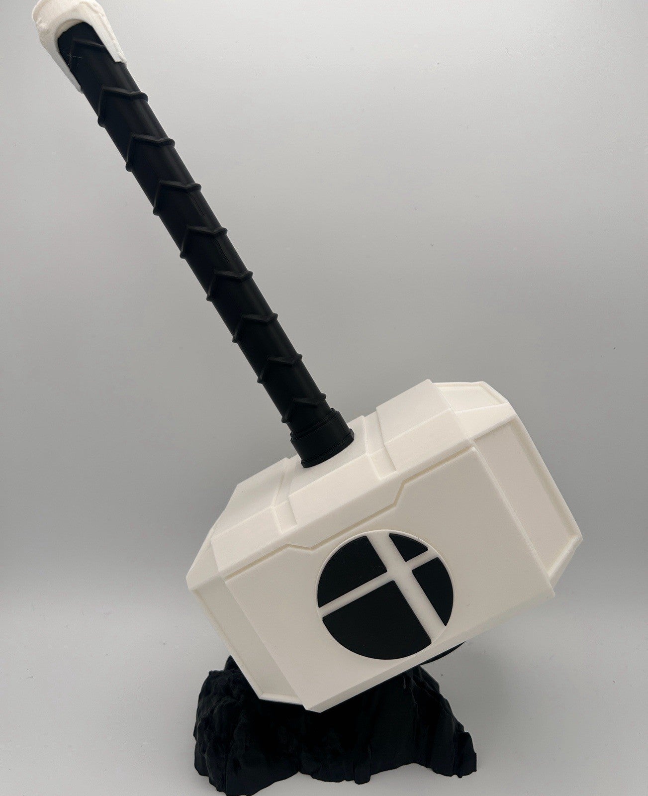 Super Smash Brothers themed Mjolnir Thor's Hammer BASE NOT INCLUDED
