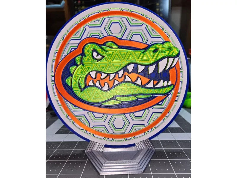 Florida Gators Wall Art Or Display 3D printed Dimensional Mosaic