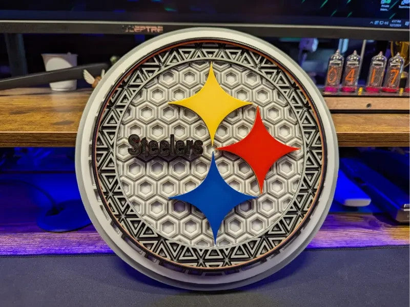 Pittsburgh Steelers Wall Art Or Display 3D printed Dimensional Mosaic