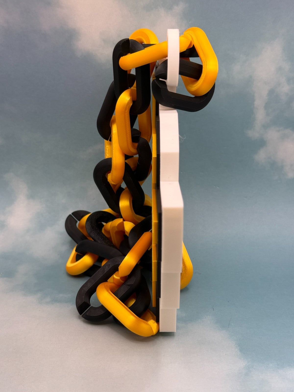UCF Knights Fan Chain Necklace 3D Printed NCAA Big Logo Turnover Chain Black Go