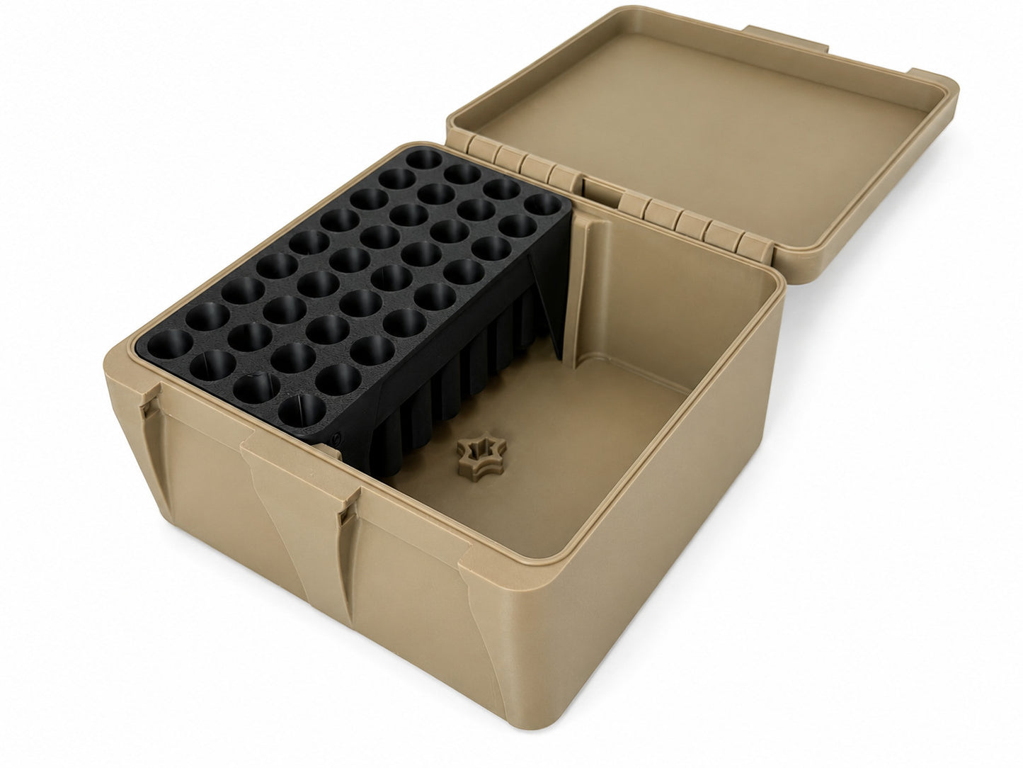 45-70 Ammo Box – 72 Rounds - Snap Close Storage Box | Fully Customizable