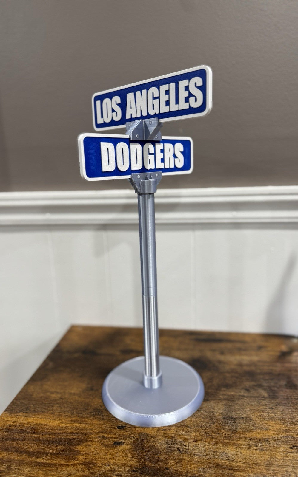 Los Angeles Dodgers Street Sign Office Desk Decor Man Cave Baseball Unique Gifts