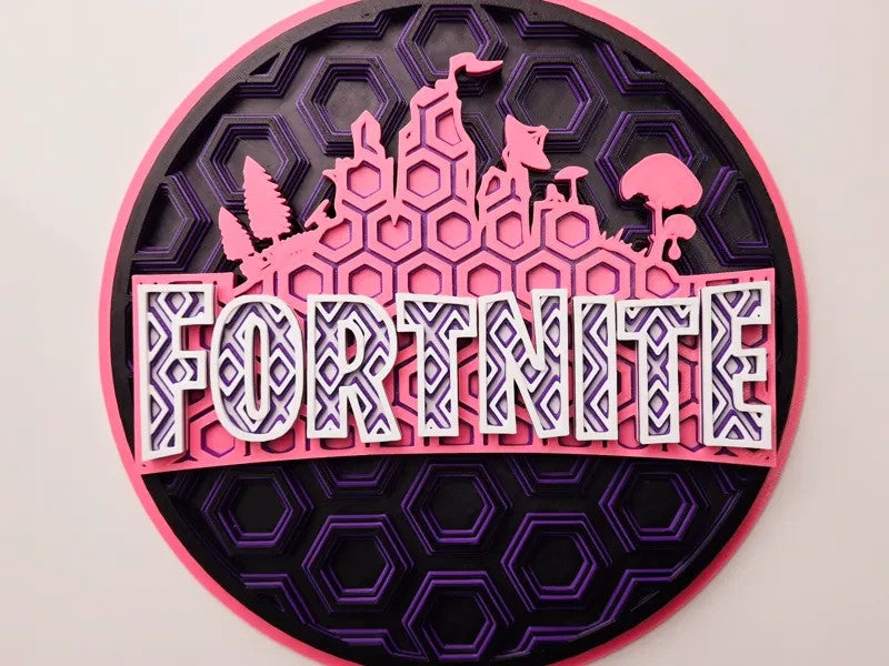 Fortnite Wall Art Or Display 3D printed Dimensional Mosaic
