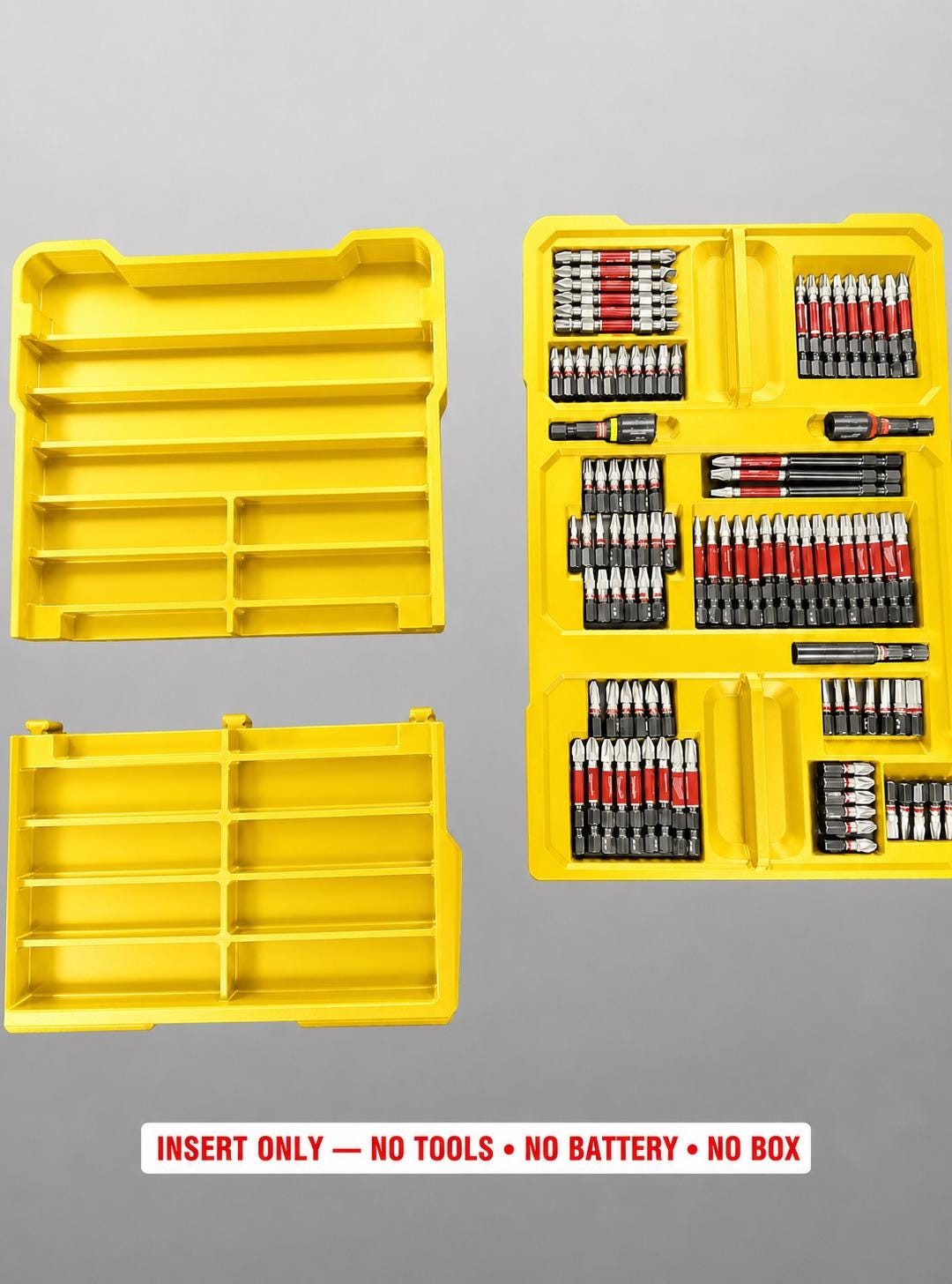 Milwaukee Packout Insert for PACKOUT SHOCKWAVE Driver Bit Kit 100pc | 3D Printed
