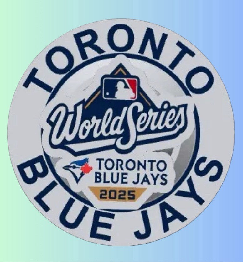Toronto Blue Jays 2025 World Series Spinner Medallion with 42” Chain 3D Printed