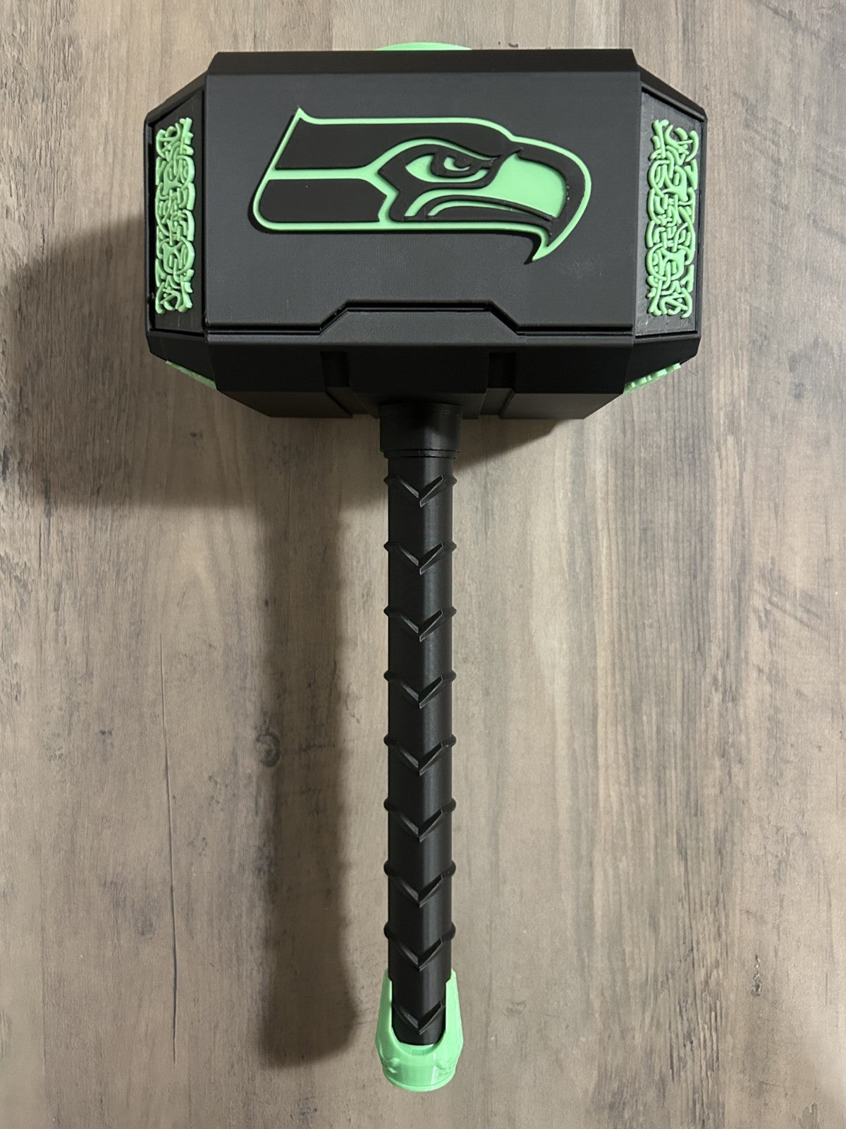 Eclipse Football Seahawks Themed Mjolnir Thor's Hammer