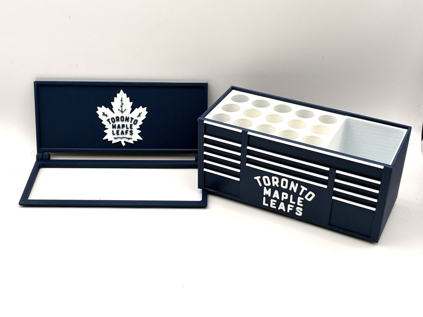 Toronto Maple Leafs Mini Toolbox Pen Holder â Desk Organizer Gift