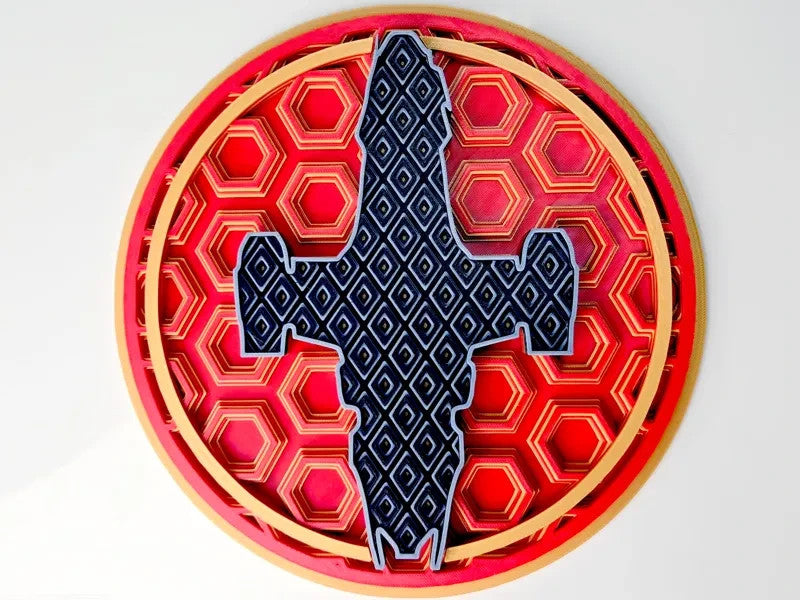 Firefly Serenity Ship Wall Art Or Display 3D printed Dimensional Mosaic