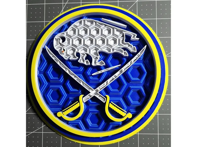 Buffalo Sabres Wall Art Or Display 3D printed Dimensional Mosaic