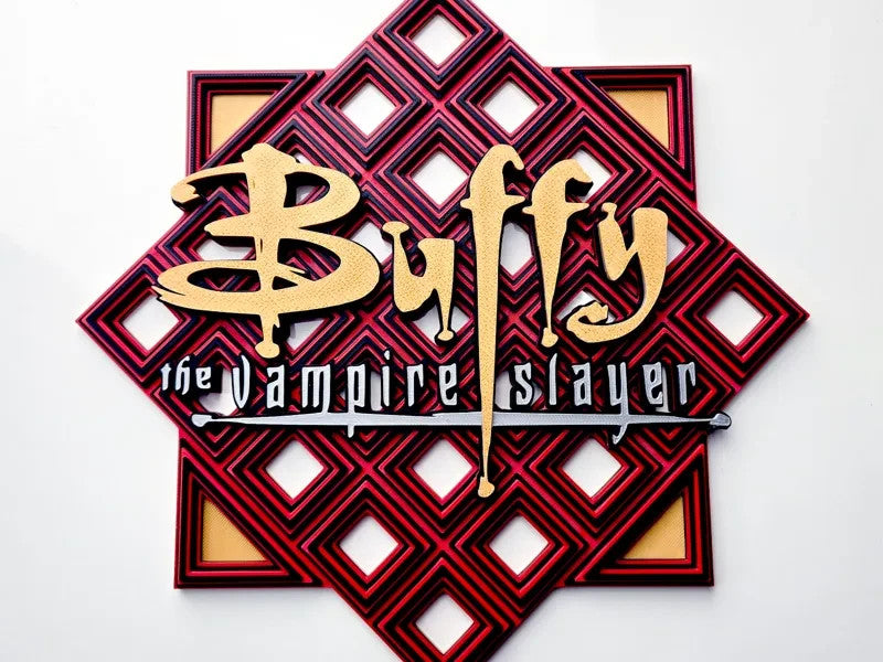 Buffy the Vampire Slayer Wall Art Or Display 3D printed Grid Mosaic