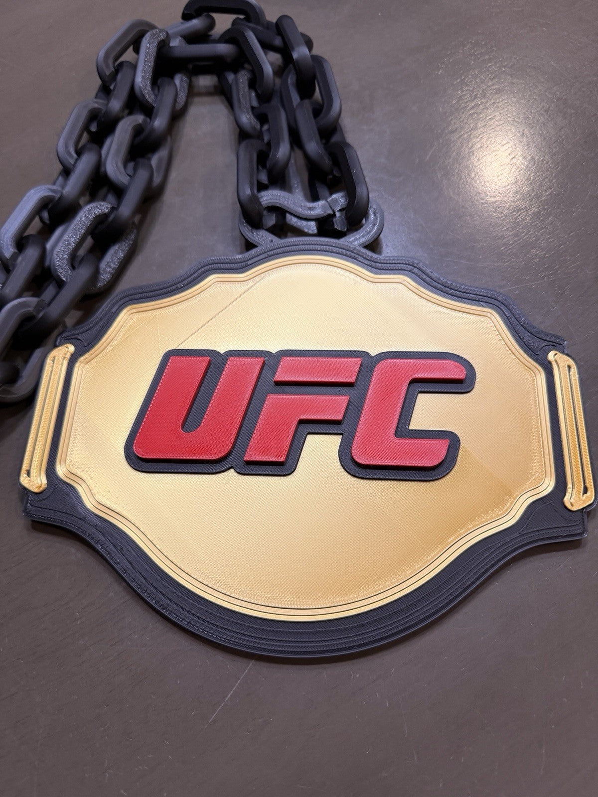 UFC championship belt hype fan chain OR desk display! Pick one!