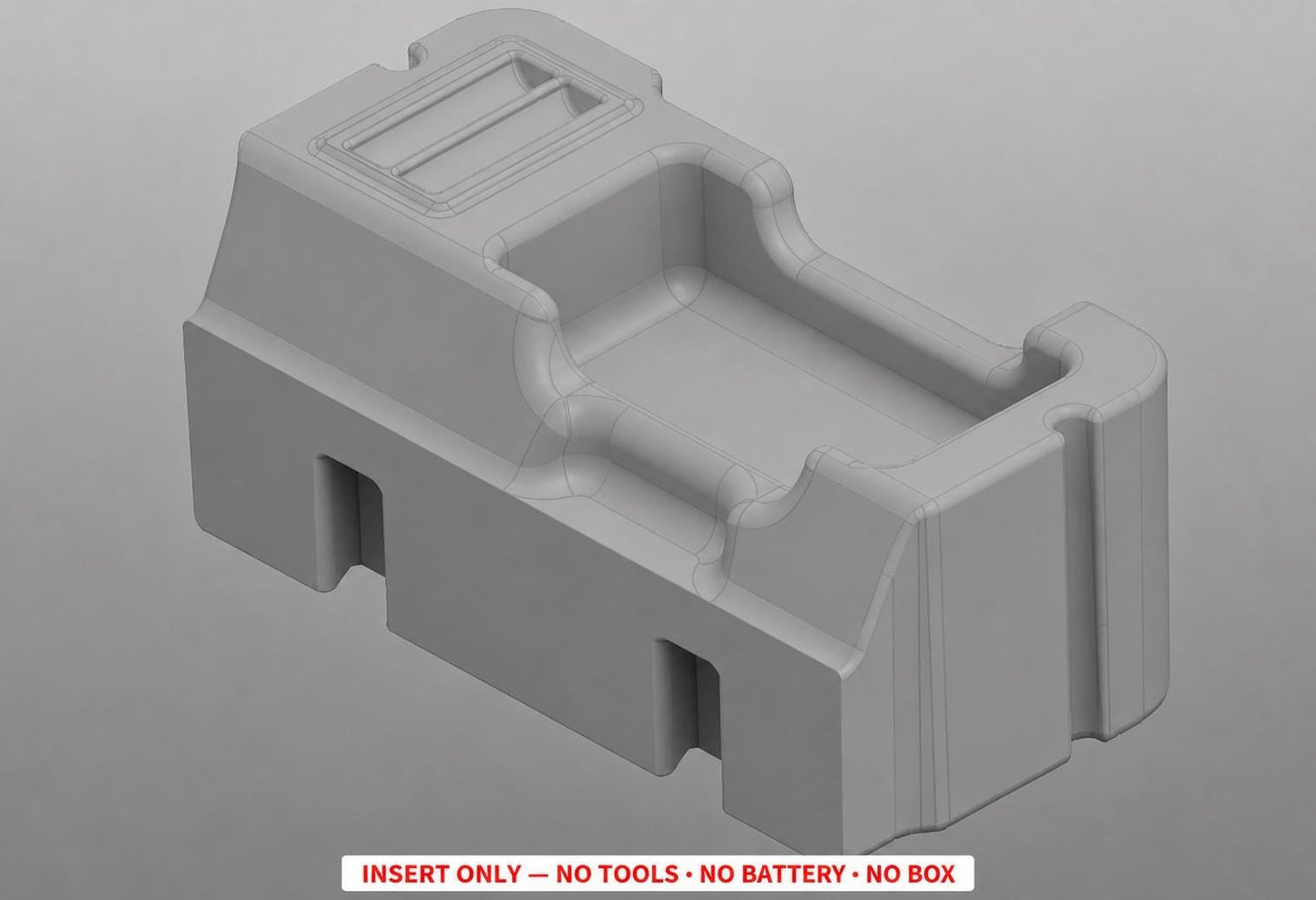 Milwaukee Packout Insert for Laser Line + Distance Meter Storage | 3D Printed