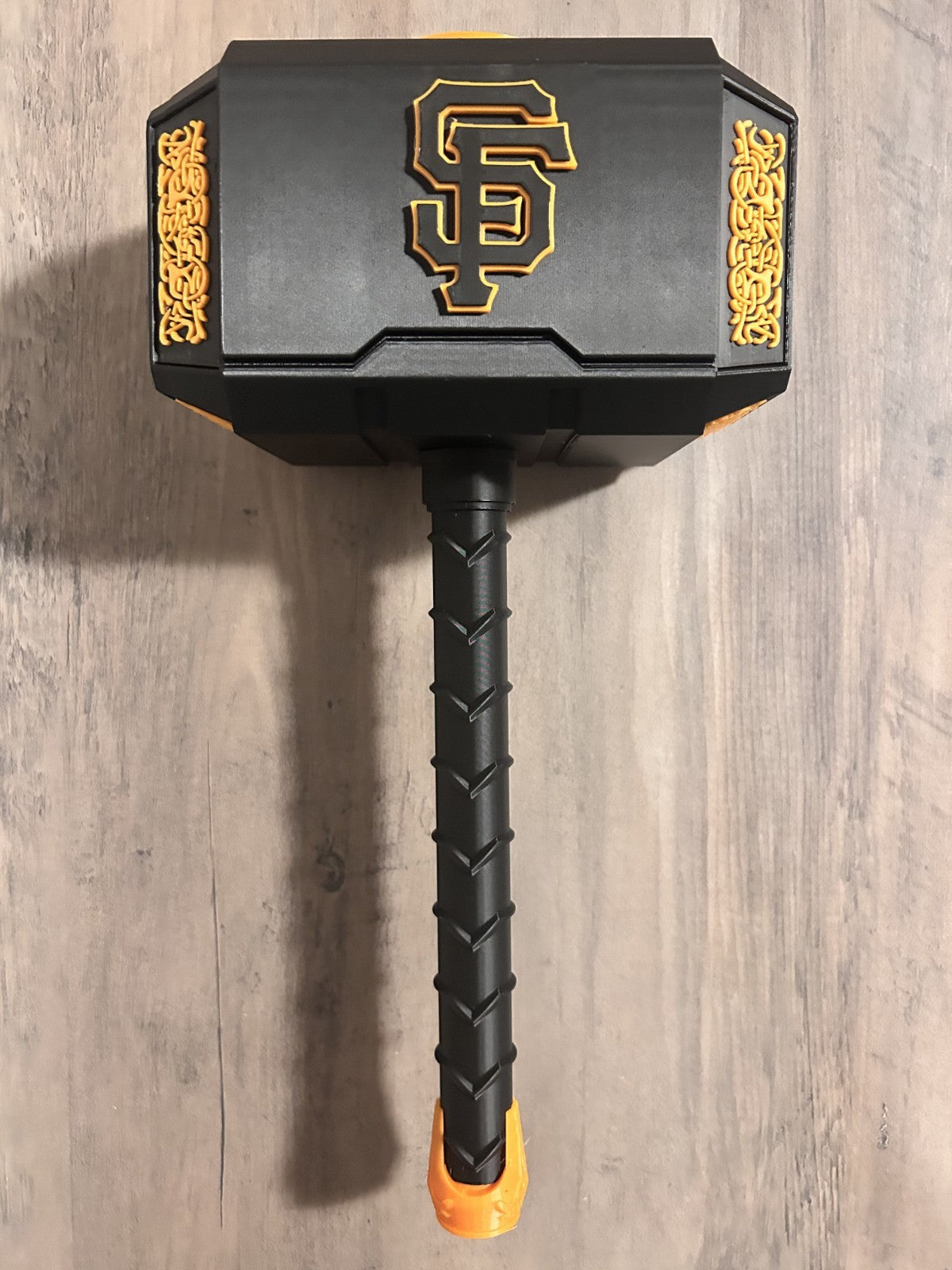 Eclipse Baseball Giants Themed Mjolnir Thor's Hammer