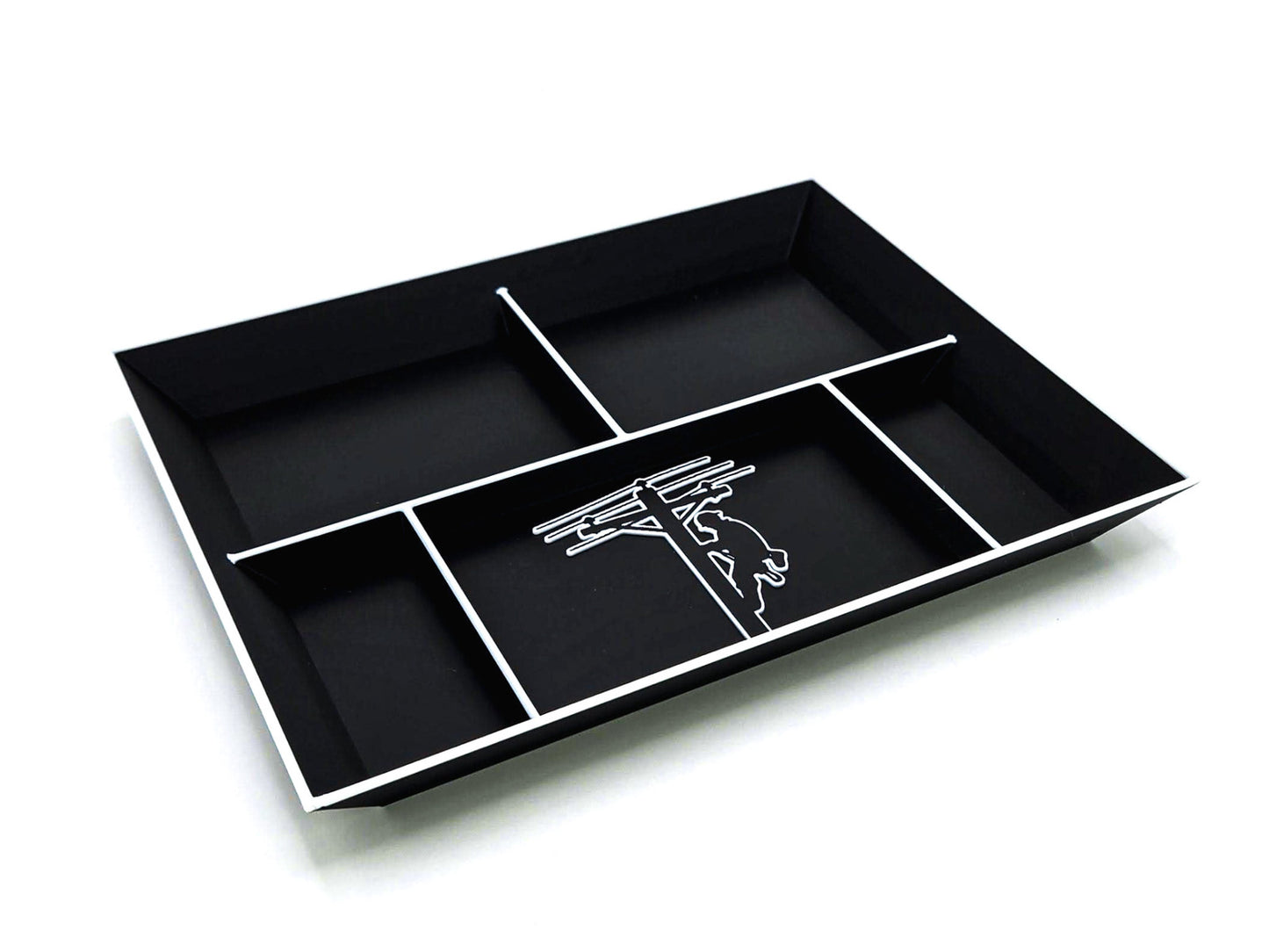 Lineman EDC Dump Tray 3D Printed Valet Desk Organizer Nightstand Catchall