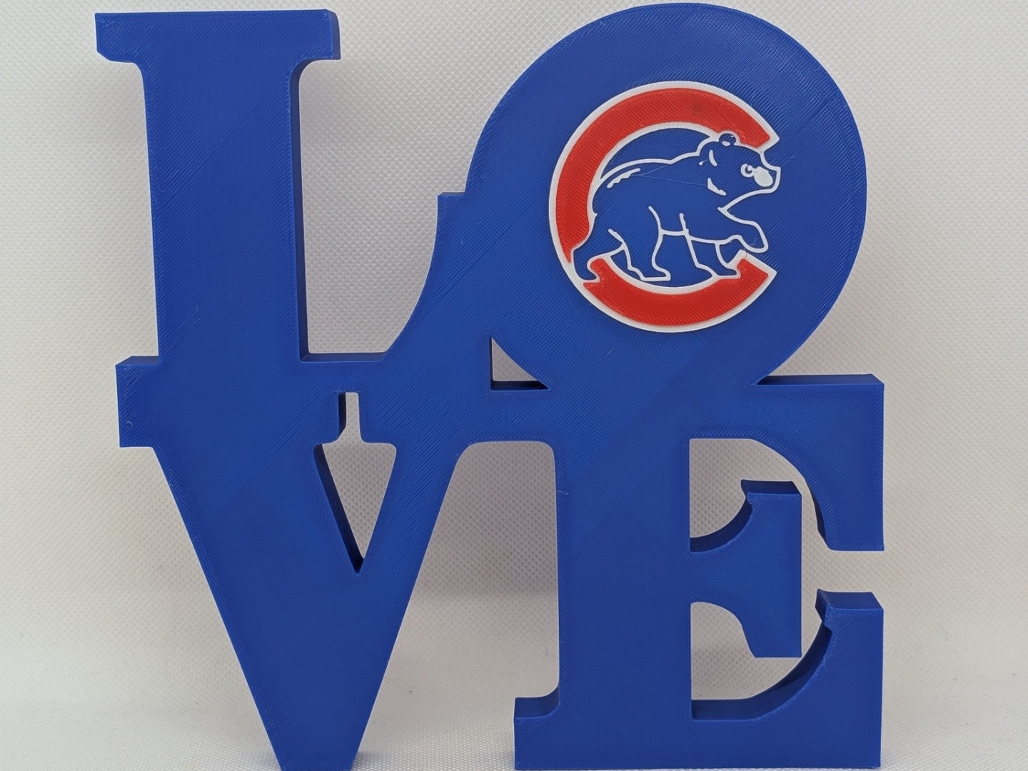 Chicago Cubs Love Park Sign LOVE sign 3D Printed Wall Sign