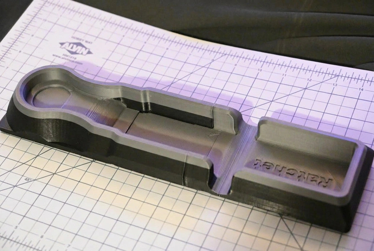 Fits Milwaukee M12 2557-20 Ratchet Gridfinity Shadow Tray (Tray Only)