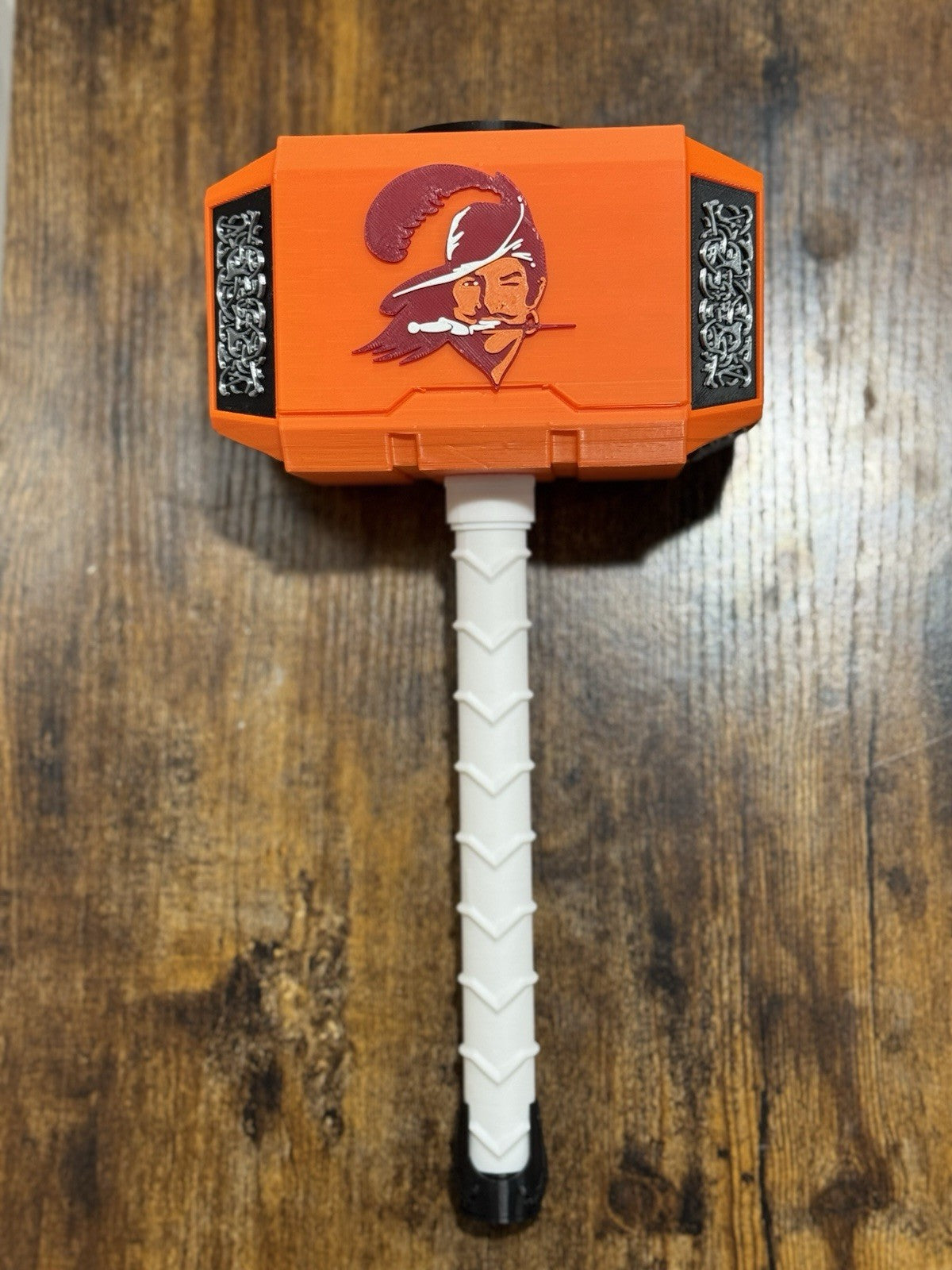 Tampa Bay Buccaneers Bucco Bruce Thor Hammer Decoration NFL Fan Gift Man Cave