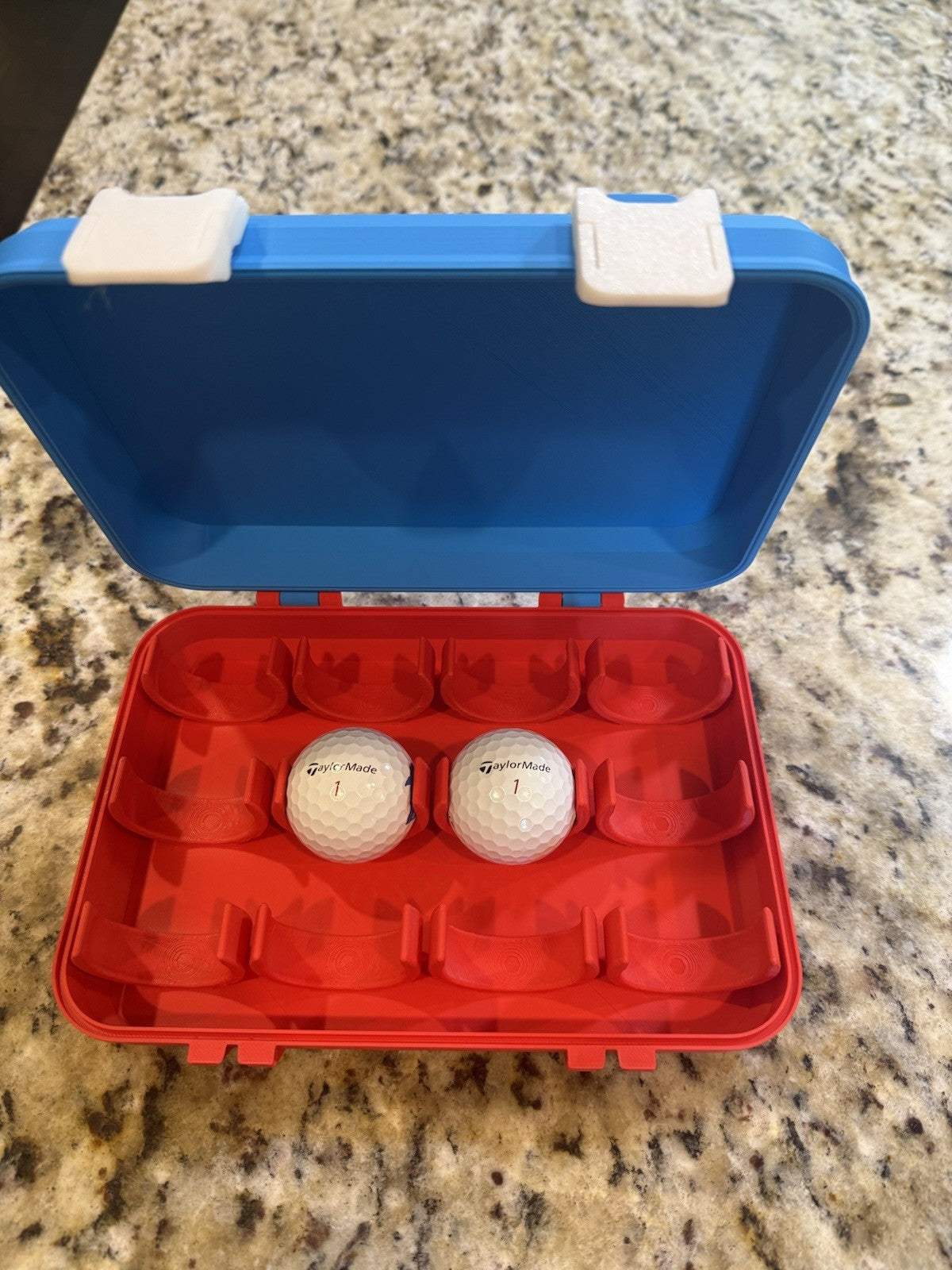 Tennessee Titans New Logo golf box. Fits 12 golf balls. 3d printed Pla plastic