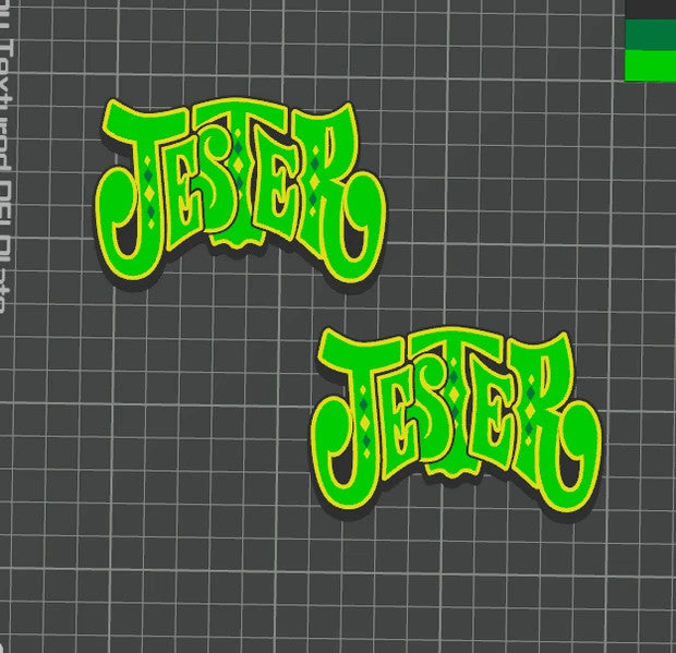 Monster Truck Jester Themed Mjolnir Thor's Hammer