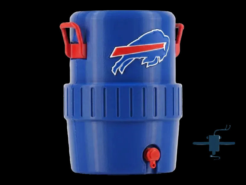 Buffalo Bills Koozie 3D Printed 12 Oz Cans